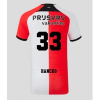 Stroje piłkarskie Feyenoord David Hancko #33 Koszulka Podstawowej 2024-25 Krótki Rękaw